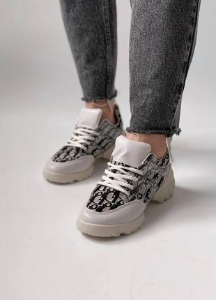 Кросівки зі взуттєвого текстилю та прозорого силікону та еко-шкіри5 фото