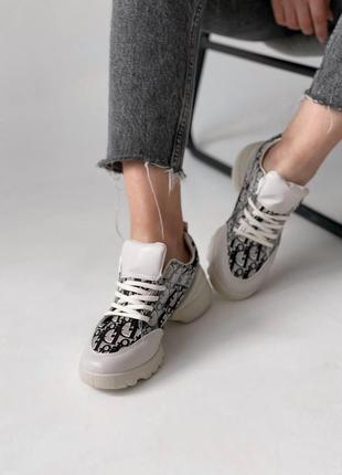 Кросівки зі взуттєвого текстилю та прозорого силікону та еко-шкіри8 фото