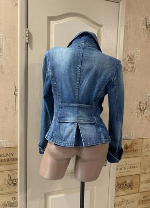 Жакет пиджак джинсовый2 фото