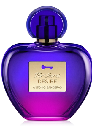 Туалетна вода antonio banderas her secret desire1 фото