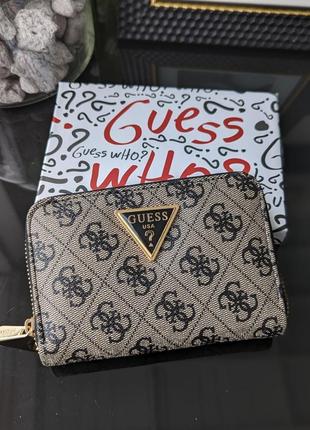 Серый женский маленький кошелек портмоне на молнии, красивый молодежный модный мини кошелек