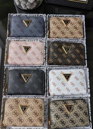 Серый женский маленький кошелек портмоне на молнии, красивый молодежный модный мини кошелек