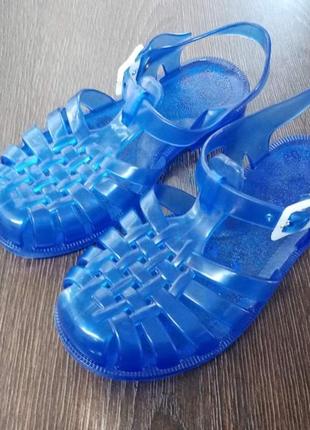 Силиконовые босоножки сандалии аквашузы 30 размер 17.5 см стелька.1 фото