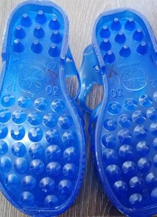 Силиконовые босоножки сандалии аквашузы 30 размер 17.5 см стелька.6 фото