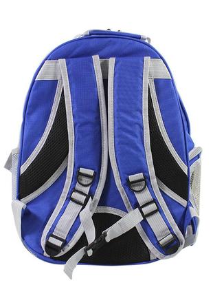 Рюкзак-переноска для кішок taotaopets 253304 panoramic blue 35*25*42 cm з ілюмінатором3 фото