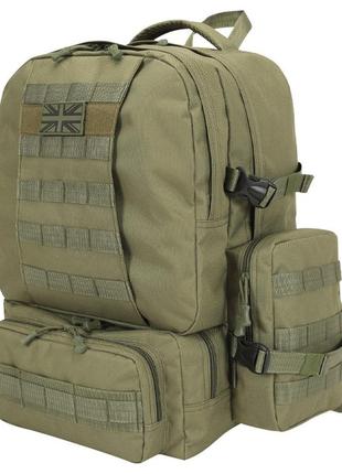 Рюкзак тактичний армійський військовий kombat uk expedition pack оливковий 50л dm_11