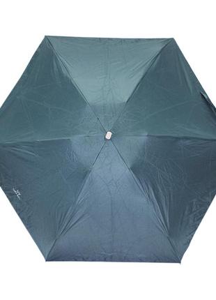 Мини-зонт qy7010 карманный женский dark green (k-262s)1 фото
