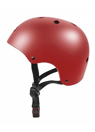 Захисний шолом helmet t-005 red s для катання на роликових ковзанах скейтборді (k-1090s)1 фото