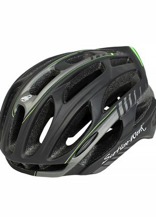 Шолом велосипедний helmet scorpio-works md-72 black m захисний велошолом (k-1599s)