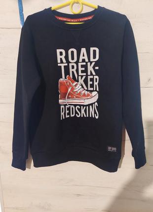 Теплый свитшот полувер