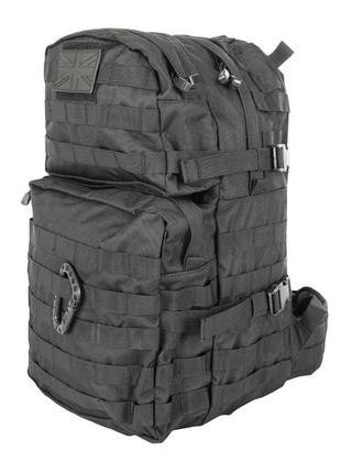 Рюкзак тактичний армійський військовий kombat uk medium assault pack чорний 40л ku_22