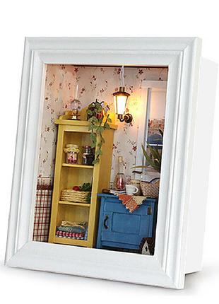 Дитячий ляльковий будинок diy cute room 6001 ранок конструктор в рамці дерев'яний для дівчаток (k-677s)