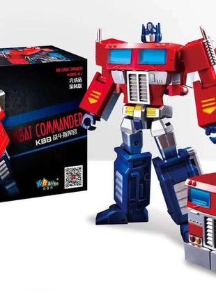 Трансформер оптимус прайм, командор, kubianbao, 12 см - kombat commander optimus prime skl14-207760