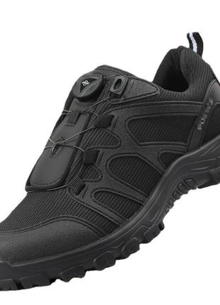 Кросівки чоловічі han-wild h511-83a black р.42 спортивне взуття для тренувань з автоматичною пряжкою ku_226 фото