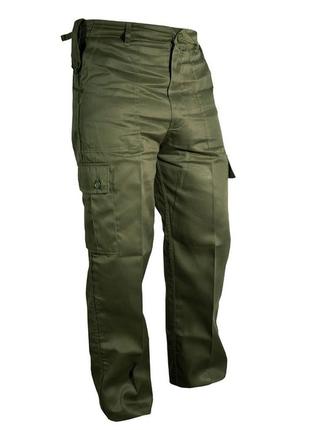 Тактические военные штаны kombat uk армейские мужские всу kombat trousers 30 оливковый ku_22