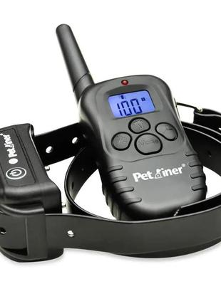 Электронный ошейник для дрессировки собак влагозащитный аккумуляторный petainer pet998db до 300 метров ku_221 фото
