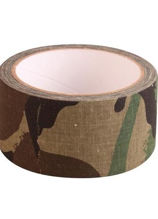 Липкая маскировочная лента для оружия скотч kombat uk tactical fabric tape камуфляж 5см*8м ku_22