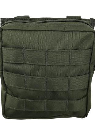 Подсумок тактический kombat uk medium molle utility pouch оливковый va_33