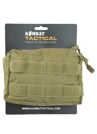 Подсумок тактический kombat uk small molle utility pouch койот va_33