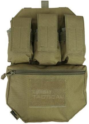 Панель для плитоносок kombat uk штурмове тактичне кріплення molle guardian assault койот (opt-10861) ek-77