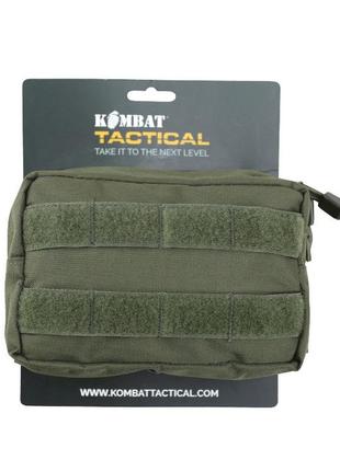 Подсумок тактический kombat uk small molle utility pouch оливковый va_33