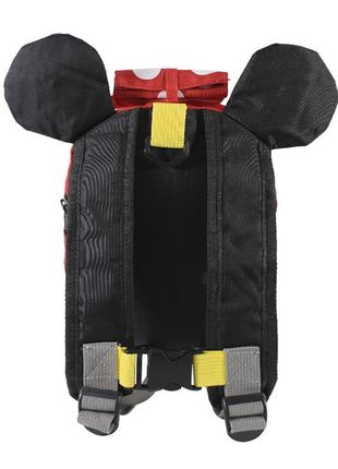 Детский рюкзак lesko w640 minnie mouse дошкольный с ремешком анти-потеряшкой для прогулки dream3 фото