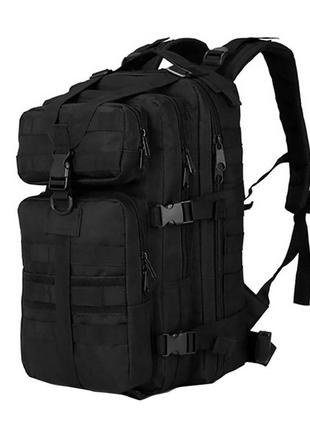 Рюкзак тактичний aokali outdoor a10 black штурмова військова сумка 35l