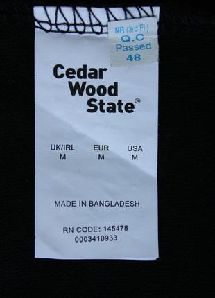 Натуральная базовая футболка cedarwood state, хлопок4 фото