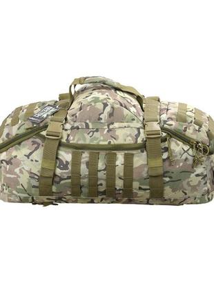 Сумка тактична дорожня для речей kombat uk operators duffle bag 60л мультікам dm_11