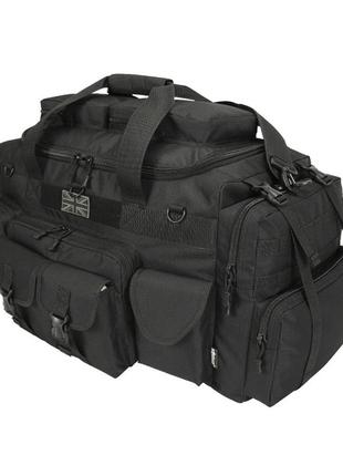 Сумка тактическая дорожная для вещей kombat uk saxon holdall 100л черный dm_11