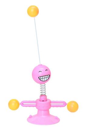 Іграшка для котів hoopet 05406 funny man pink для рухливих ігор з домашніми тваринами (k-455s)