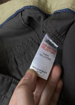 Штаны с карманами карго темно-серые6 фото