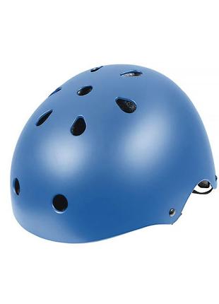 Захисний шолом helmet t-005 blue l велошолом для катання на роликових ковзанах скейтборді (k-1225s)2 фото