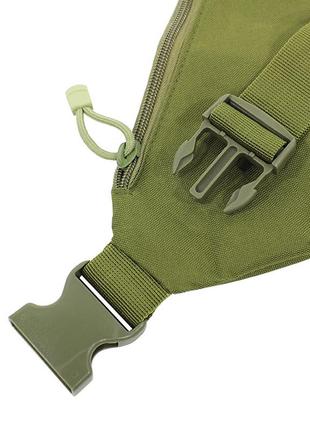 Рюкзак тактический aokali outdoor a38 green военный армейский на одно плечо2 фото