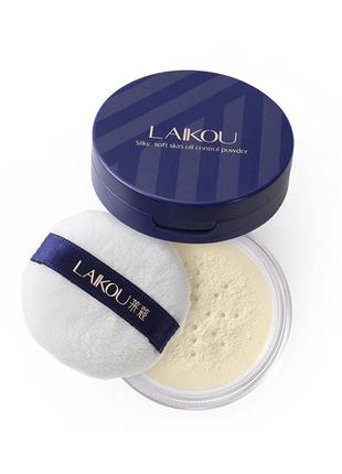 Пудра рассыпчатая laikou magic light silky powder 12 г тон №2 bright skin color маскирующая для лица gold