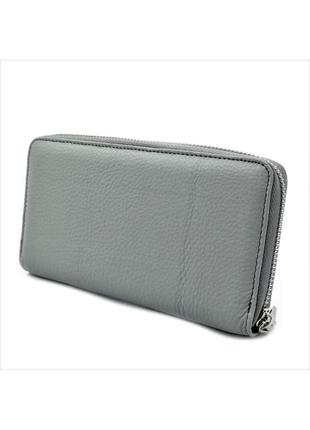 Женский кожаный кошелек weatro серый (gt5585_295654)2 фото