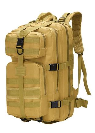 Рюкзак тактичний aokali outdoor a10 35l sand штурмової армійський (sku_5356-29867)