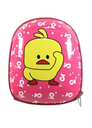 Детский рюкзак с твердым корпусом duckling a6009 pink (k-387s)