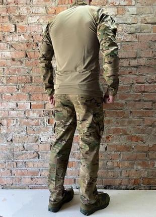 Чоловічий армійський костюм мультикам для зсу tactical тактична форма убакс і штани туреччина xl 7284 (tak_58)9 фото
