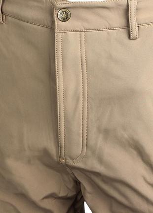 Тактические штаны lesko b001 sand (2xl) утолщенные однотонные мужские с теплой подкладкой vt-f24 фото