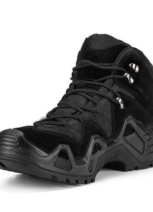 Ботинки тактические han-wild hw07 black 40 армейские демисезонные taktical gld 22