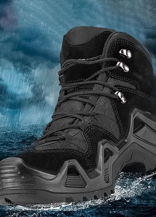 Ботинки тактические han-wild hw07 black 40 армейские демисезонные taktical gld 22