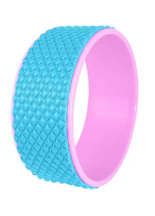 Колесо dobetters yoga dbt-y2 light blue для йоги и фитнеса стретчинг ролик йога-кольцо 32*13 см