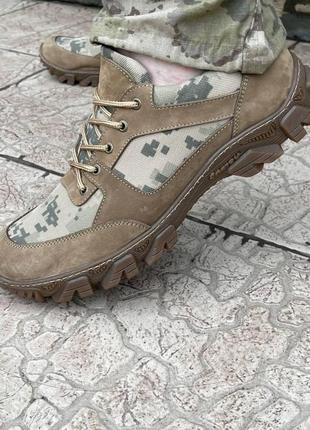Кросівки чоловічі тактичні армійскькі літні зсу піксель 7095 40 р 26 см хакі gld_4377 фото
