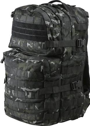Рюкзак тактический военный армейский kombat uk medium assault pack мультикам черный 40л gl_55