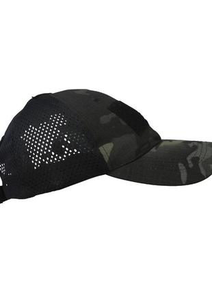 Кепка мужская тактическая kombat uk военная всу spec-ops baseball cap черный gl_55