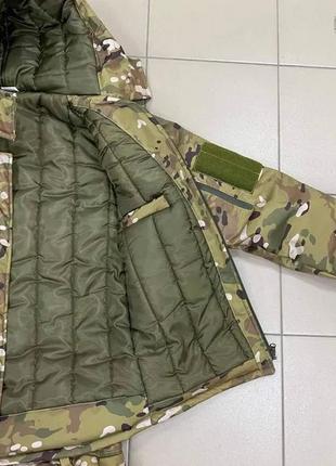 Тактический костюм мультикам зимний softshell, костюм мультикам тактический военный, зимняя форма мульти gl_552 фото