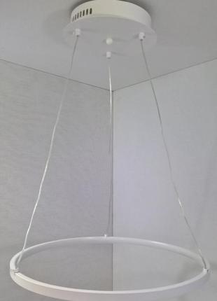 Светодиодная потолочная led светодиодная потолочная led люстра 9079/1-(400)-wh белый 15х40х40 см.  gl_554 фото