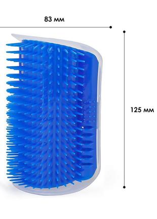Іграшка-масажер із кріпленням до стіни taotaopets 072213 печатка щітка для кішок blue7 фото