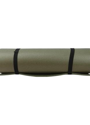 Каремат тактичний армійський складний kombat uk military roll mat оливковий 180x50x0.8см ku_22